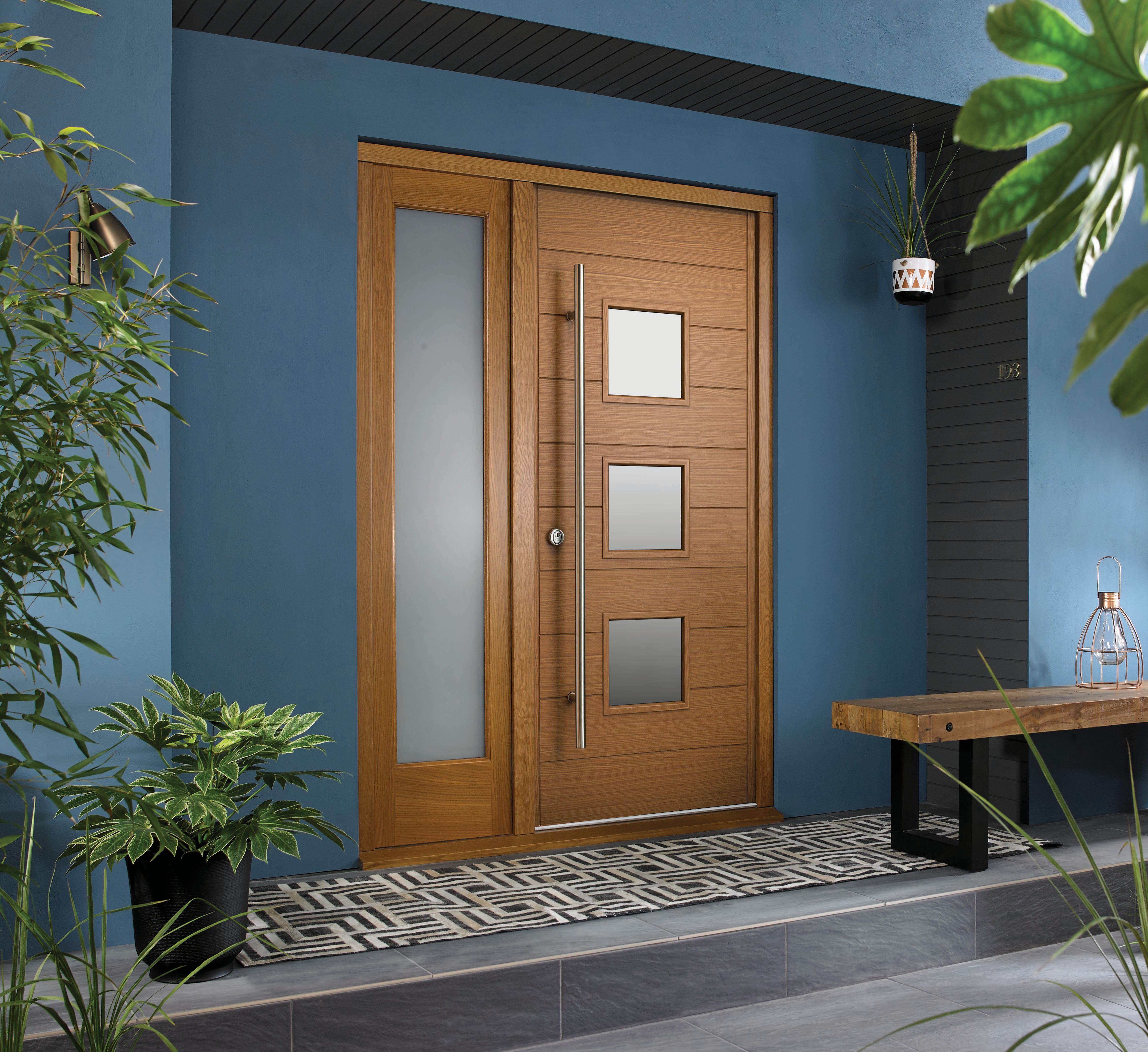 Image of JCI Ultimate Oak Door Frame with Single Sidelite - 2079mm x 1430mm