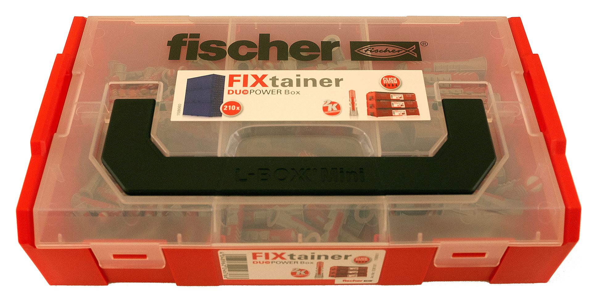 Fischer Duopower High Performance Nylon Wall Plug - 210 Piece Multibox