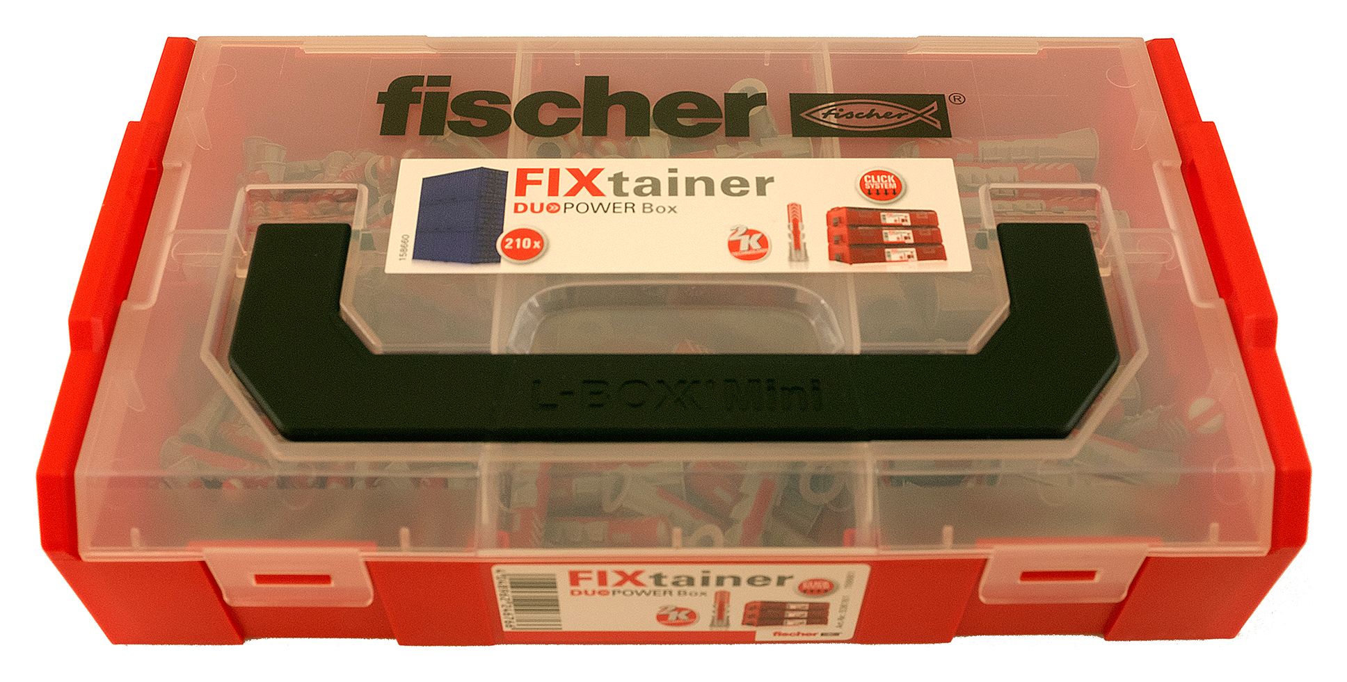 Fischer Duopower High Performance Nylon Wall Plug - 210 Piece Multibox