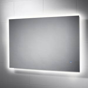 Sensio Albany Backlit LED Metal & Glass Bathroom Mirror - 600 x 900mm