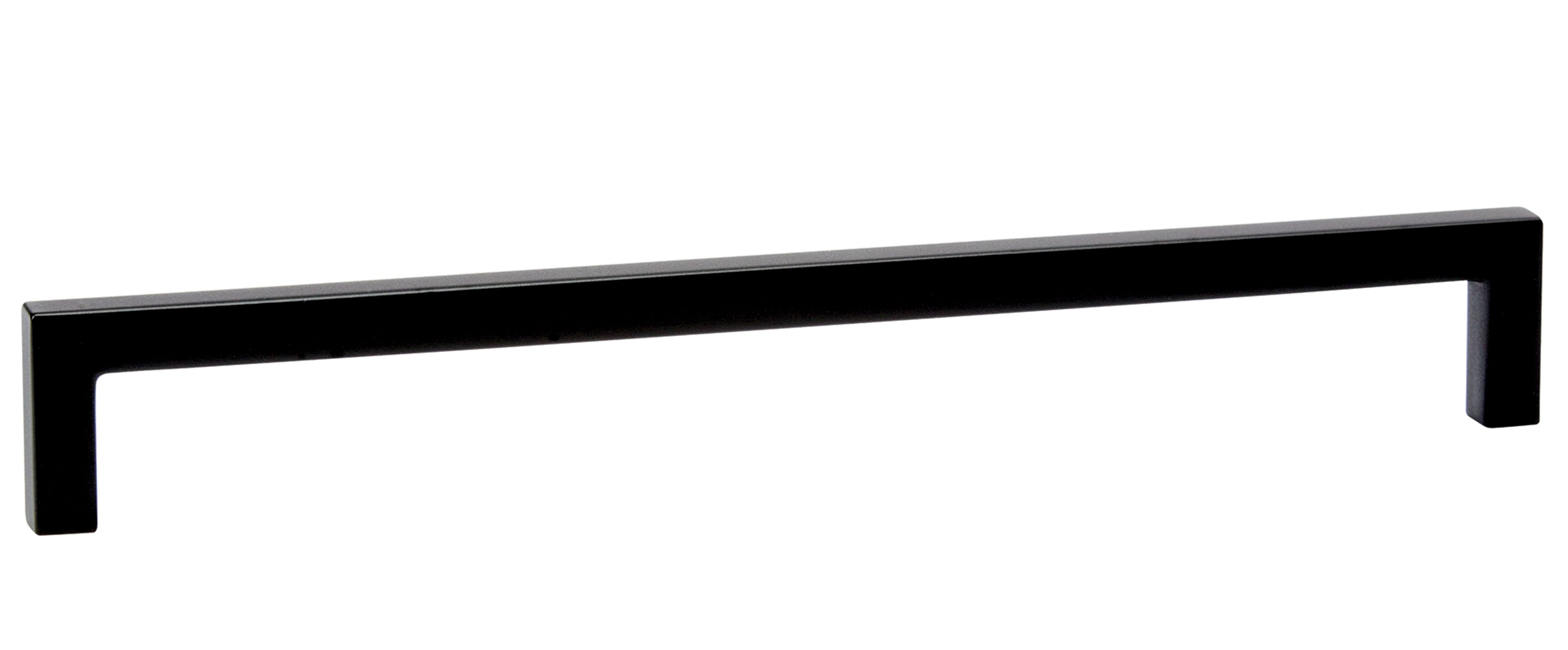 Image of Wickes Matt Black Square Pull Handle - 320mm