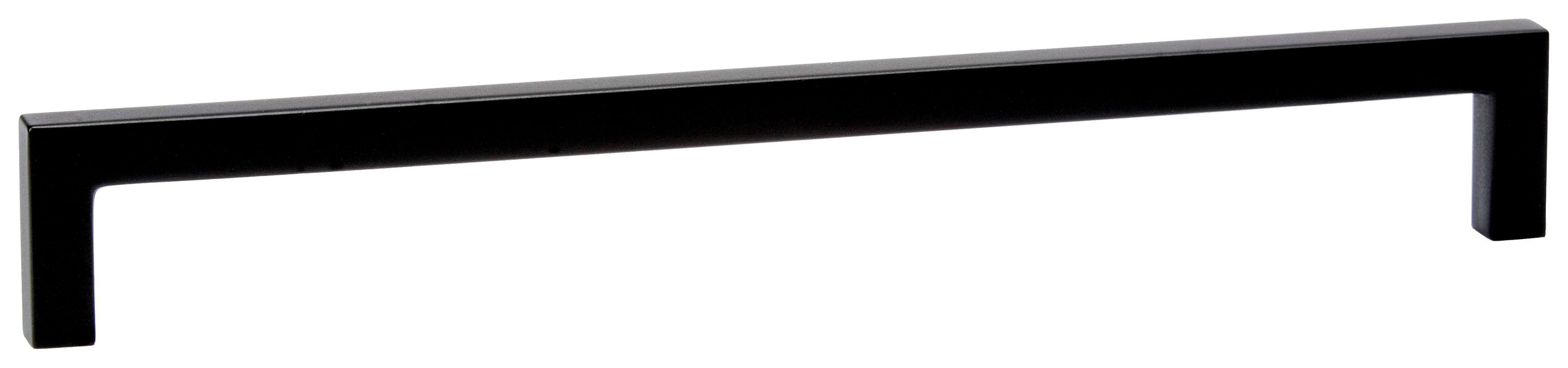 Image of Wickes Matt Black Square Pull Handle - 128mm