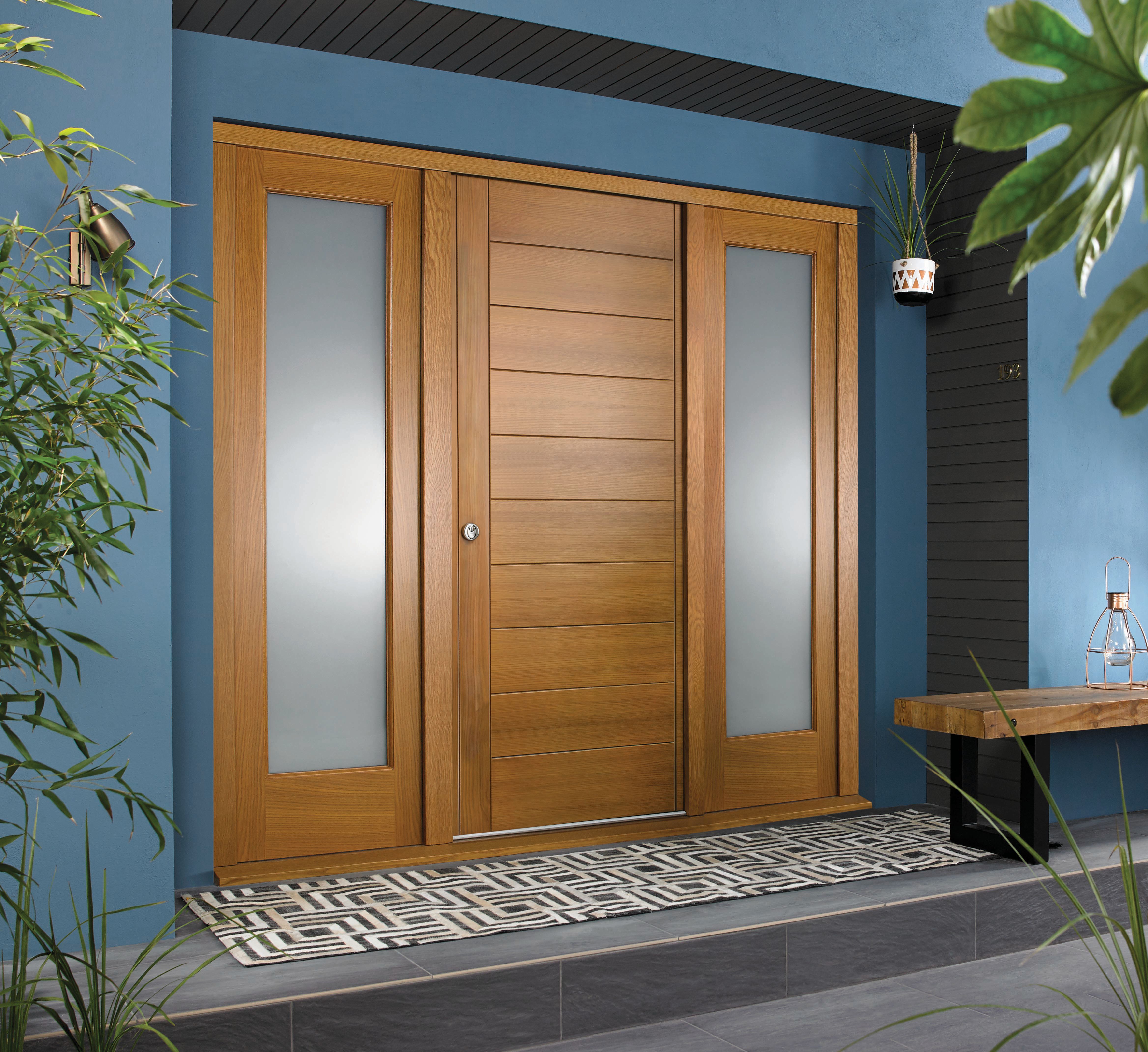 JCI Ultimate Oak Door Frame with Double Sidelite