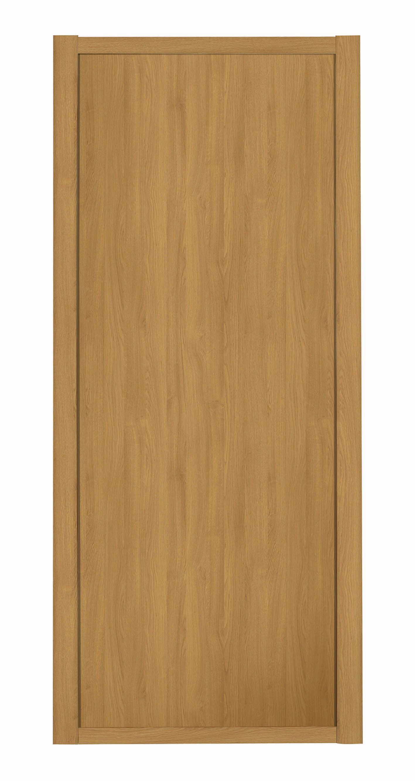 Spacepro Shaker 1 Panel Oak Frame Oak Door