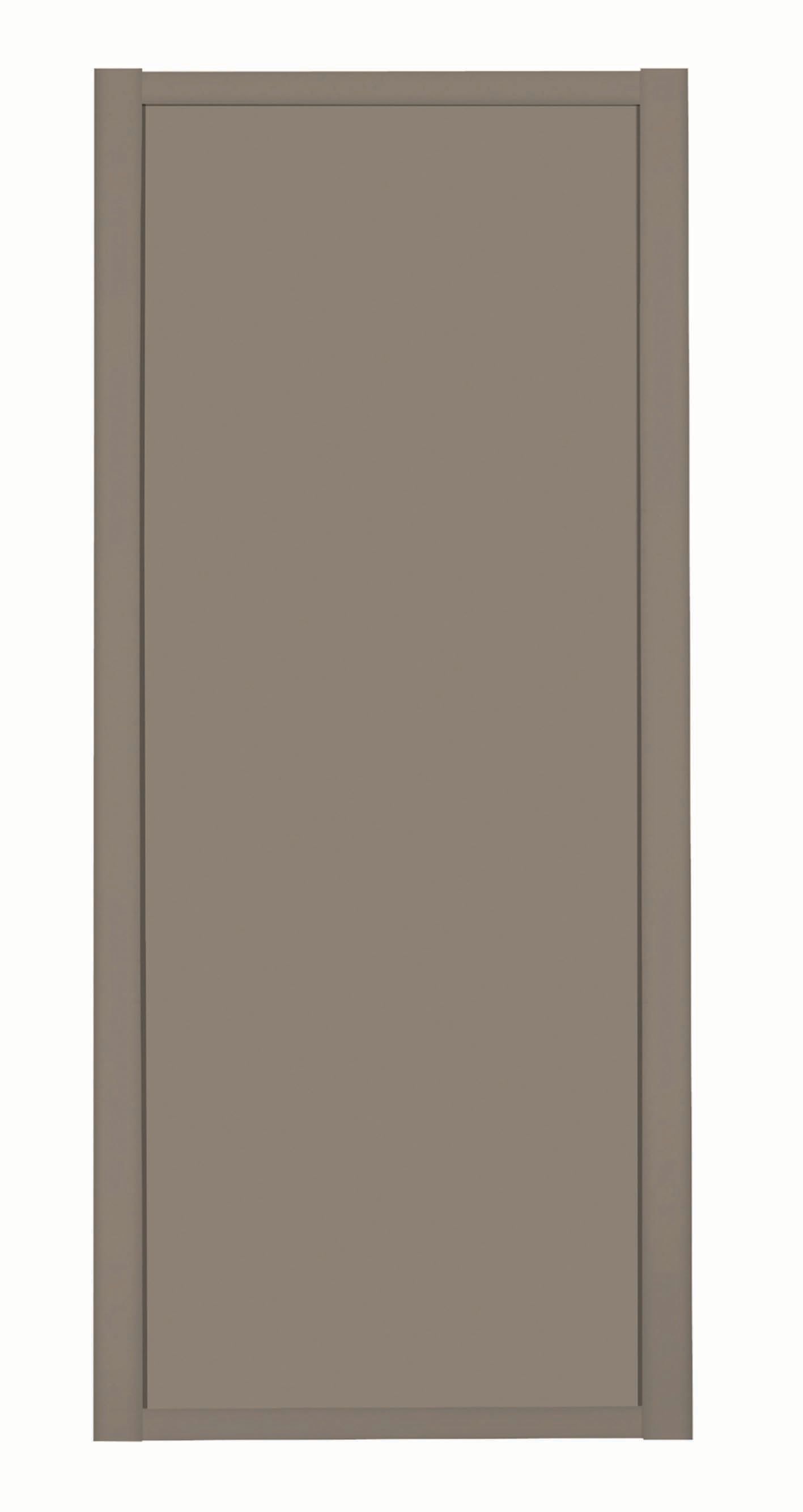 Image of Spacepro 1 Panel Shaker Stone Grey Frame Stone Grey Door - 762mm