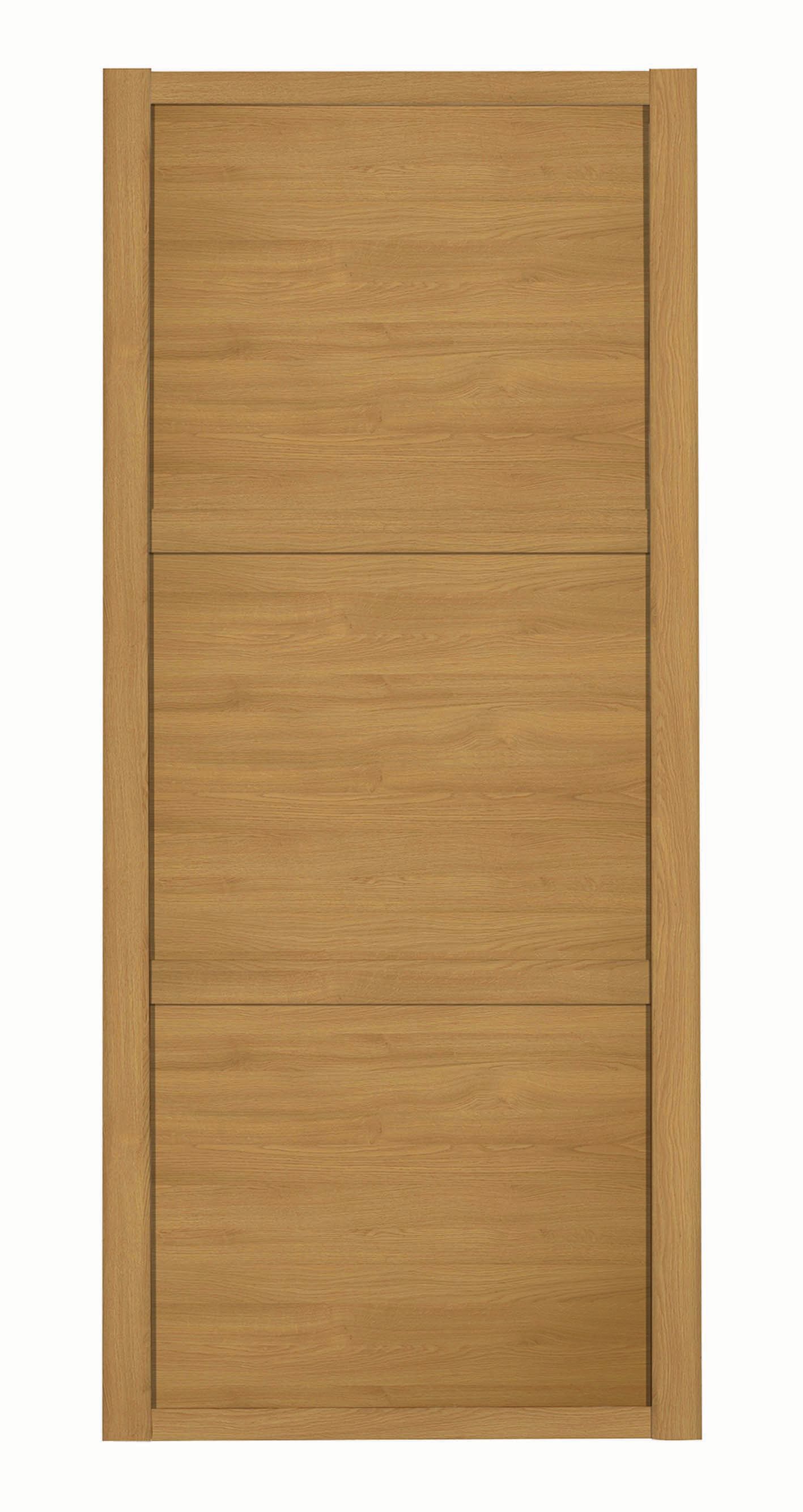 Image of Spacepro 3 Panel Shaker Oak Frame Oak Door - 610mm