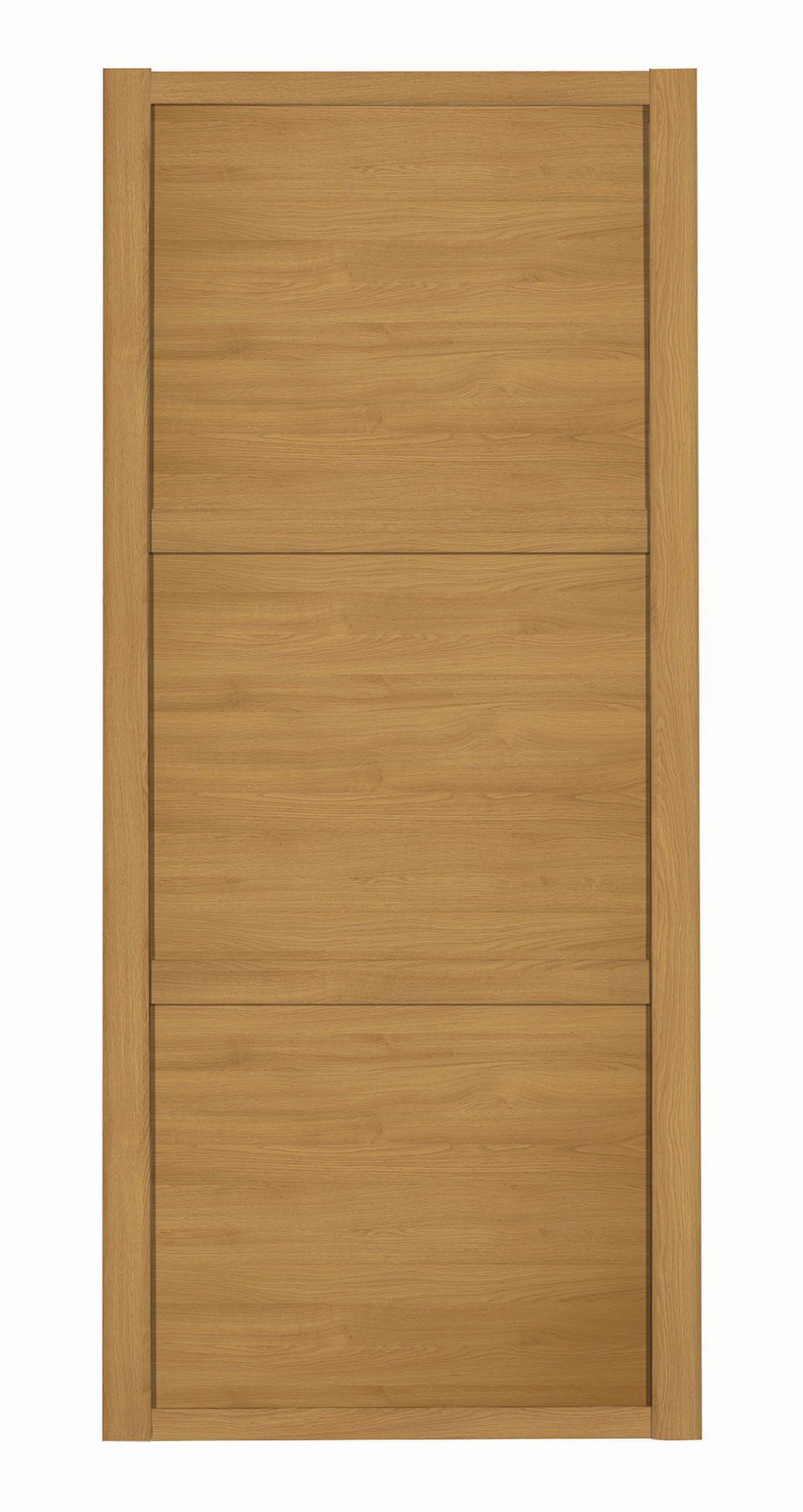 Spacepro Shaker 3 Panel Oak Frame Oak Door