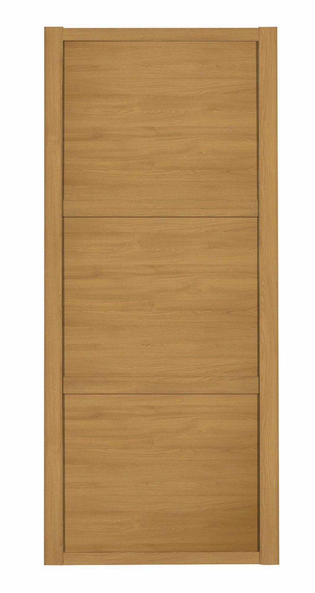 Spacepro 3 Panel Shaker Oak Frame Oak Door - 762mm
