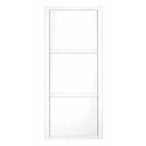 Image of Spacepro 3 Panel Shaker White Frame White Door - 762mm