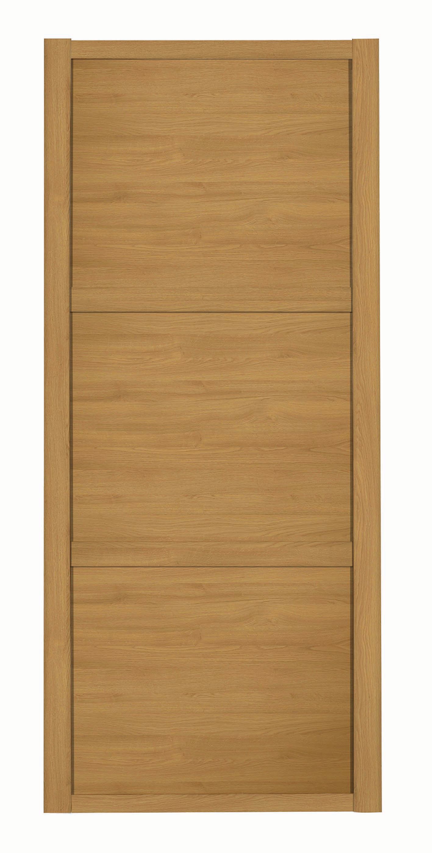 Image of Spacepro 3 Panel Shaker Oak Frame Oak Door - 914mm