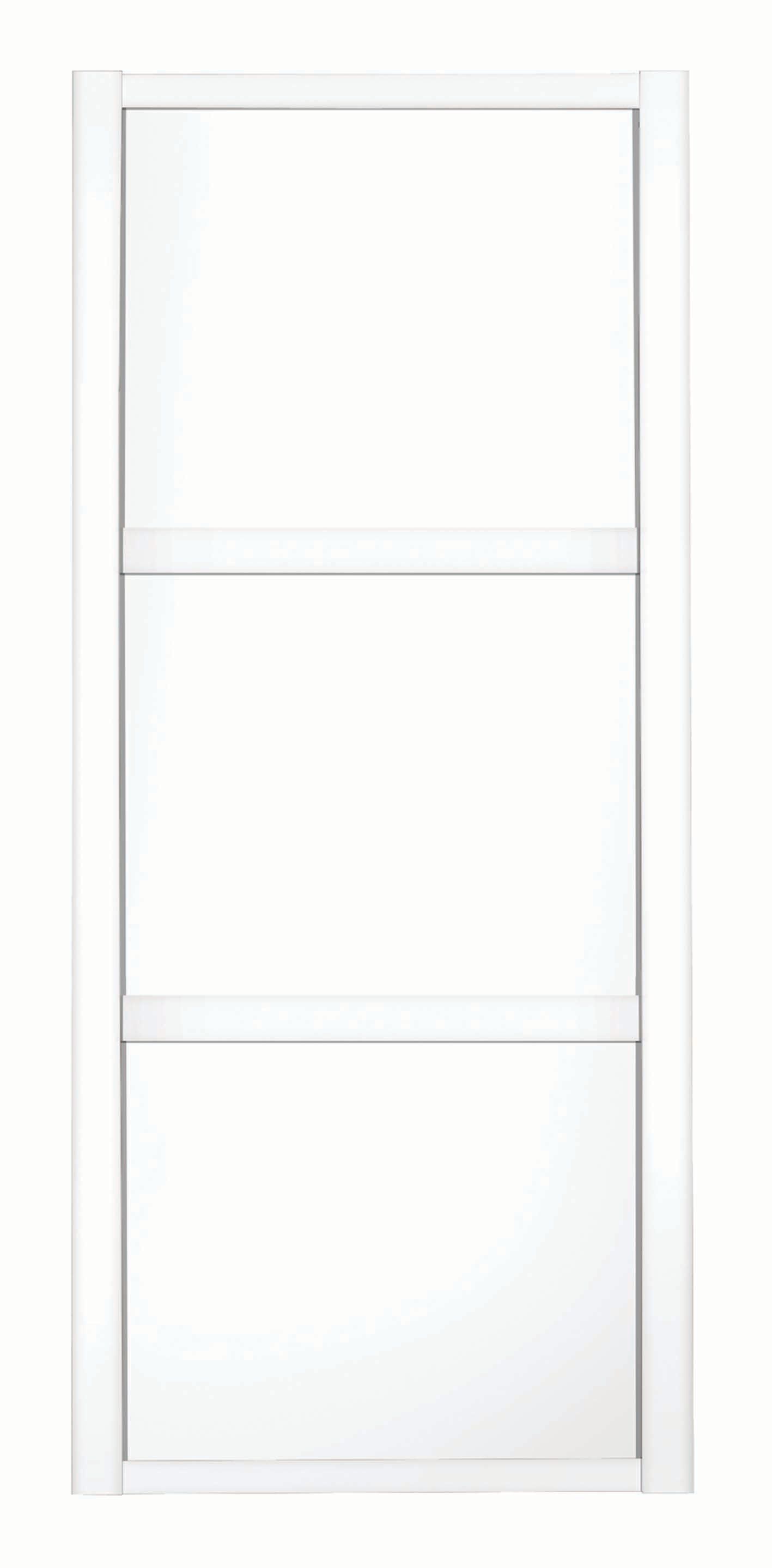 Image of Spacepro 3 Panel Shaker White Frame White Door - 914mm