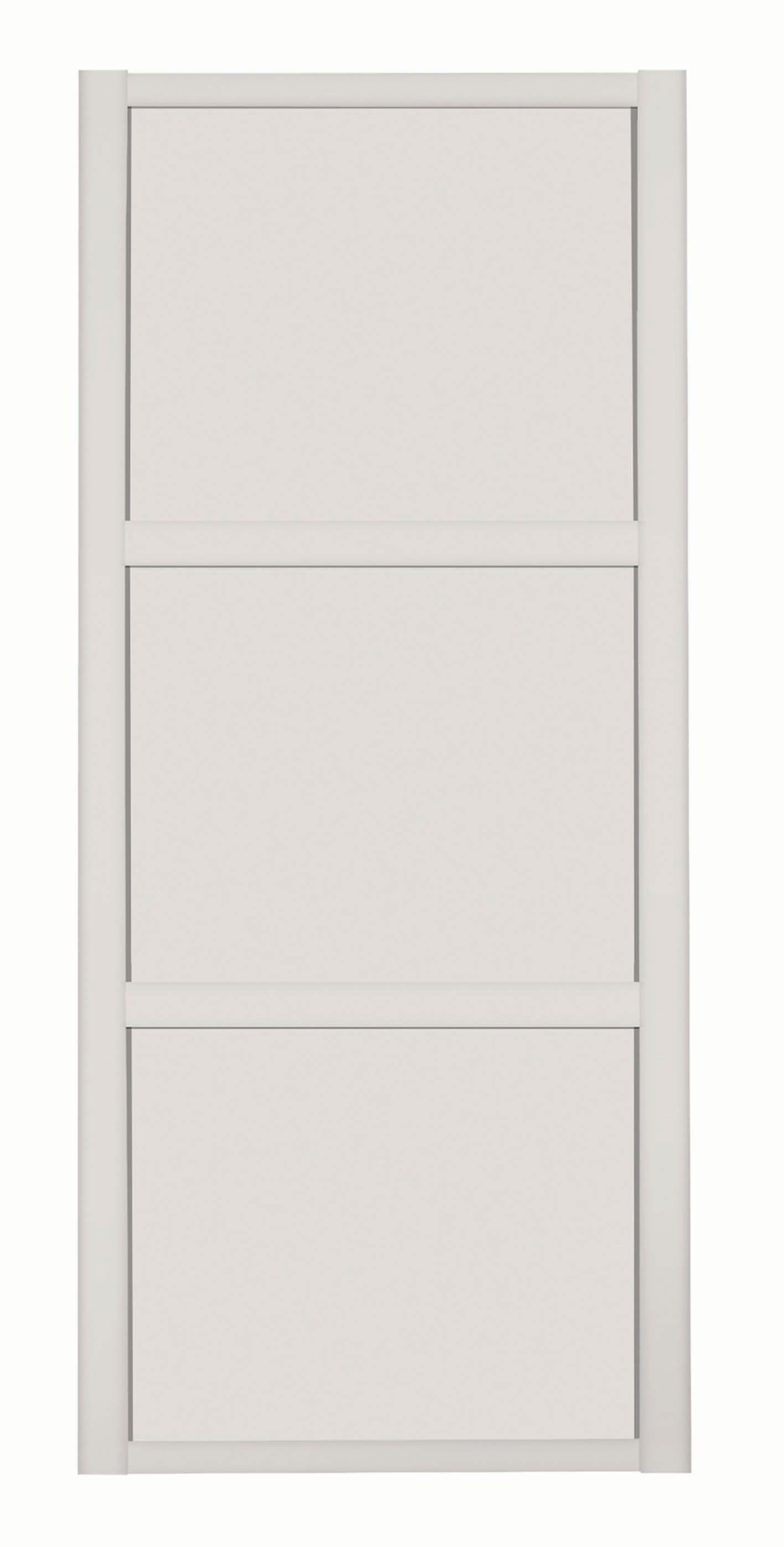 Image of Spacepro 3 Panel Shaker Cashmere Frame Cashmere Door - 610mm