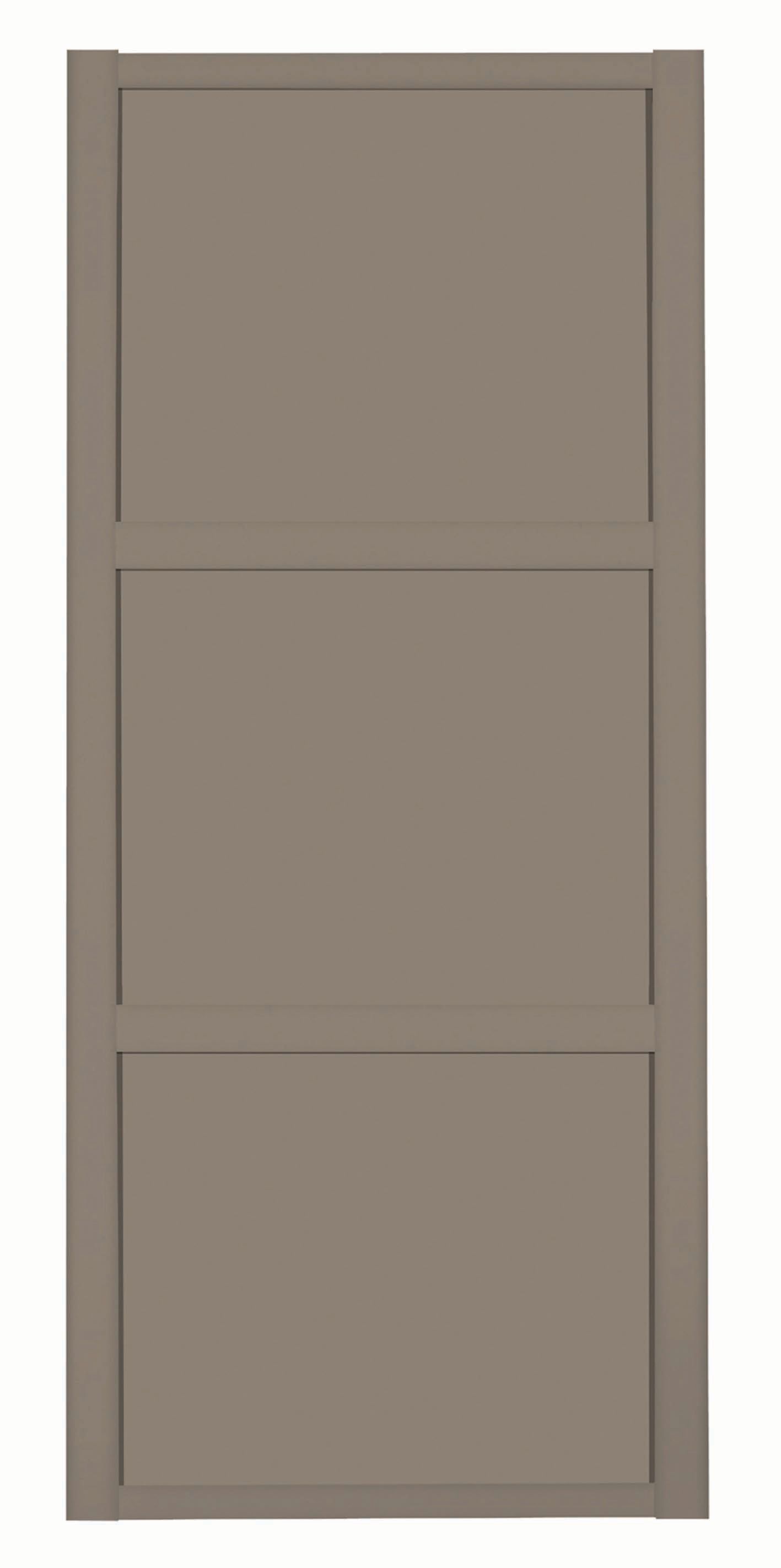 Spacepro 3 Panel Shaker Stone Grey Frame Stone Grey Door - 610mm