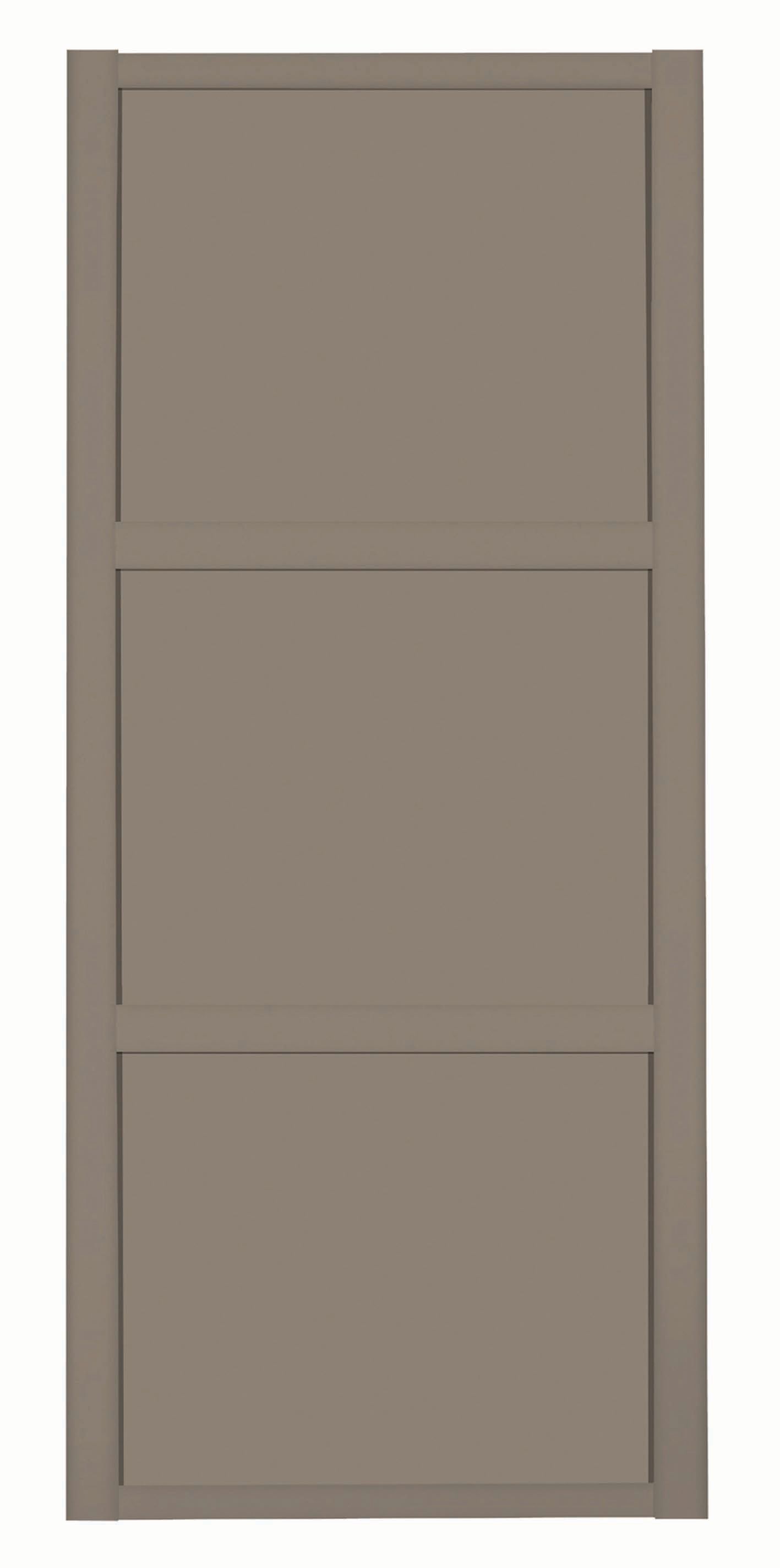 Spacepro Shaker 3 Panel Stone Grey Frame Stone Grey Door