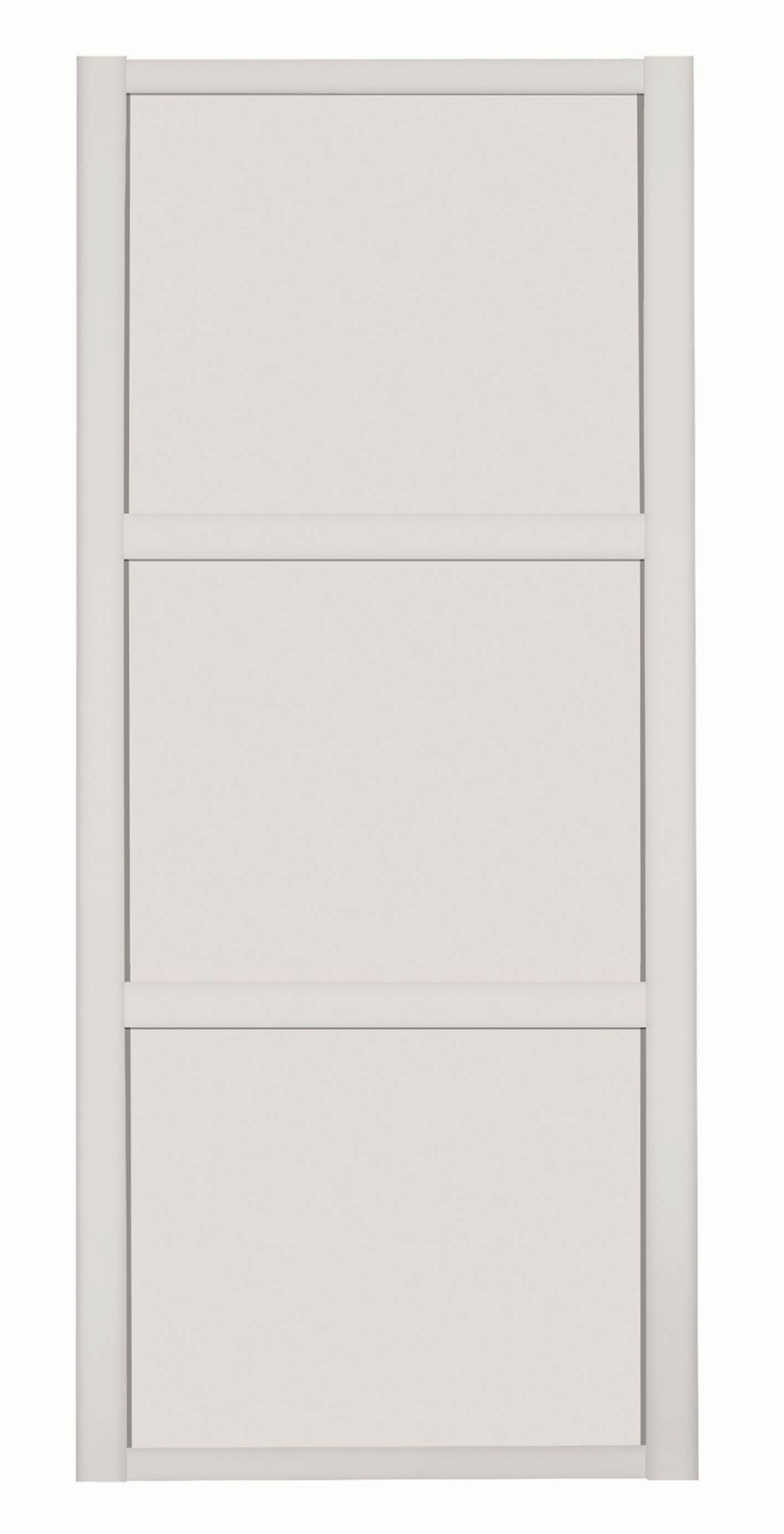 Image of Spacepro 3 Panel Shaker Cashmere Frame Cashmere Door - 762mm