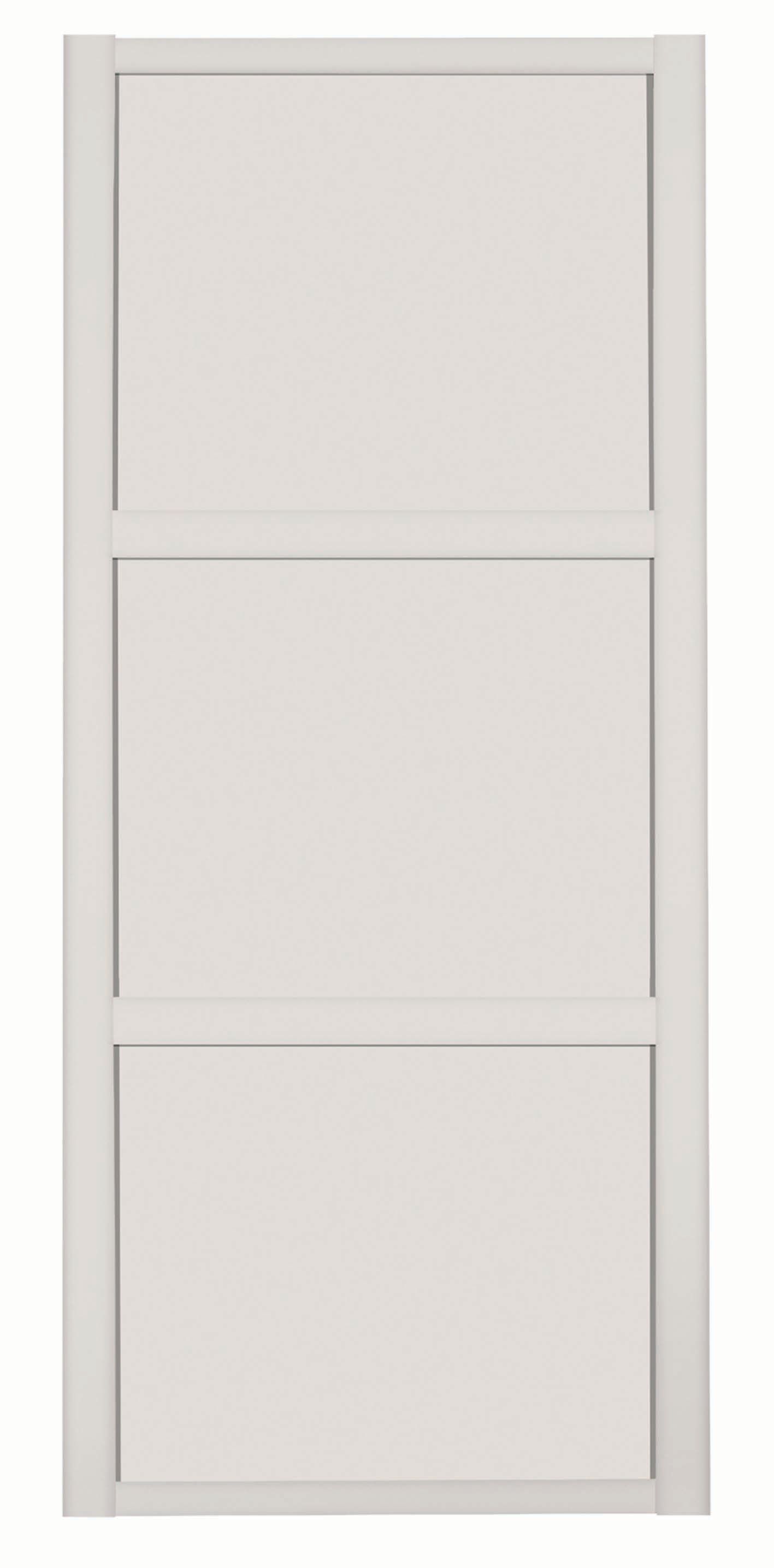 Image of Spacepro 3 Panel Shaker Cashmere Frame Cashmere Door - 914mm