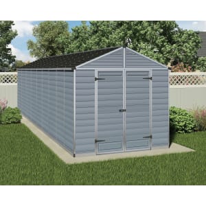 Palram - Canopia Skylight 8 x 20ft Plastic Apex Shed
