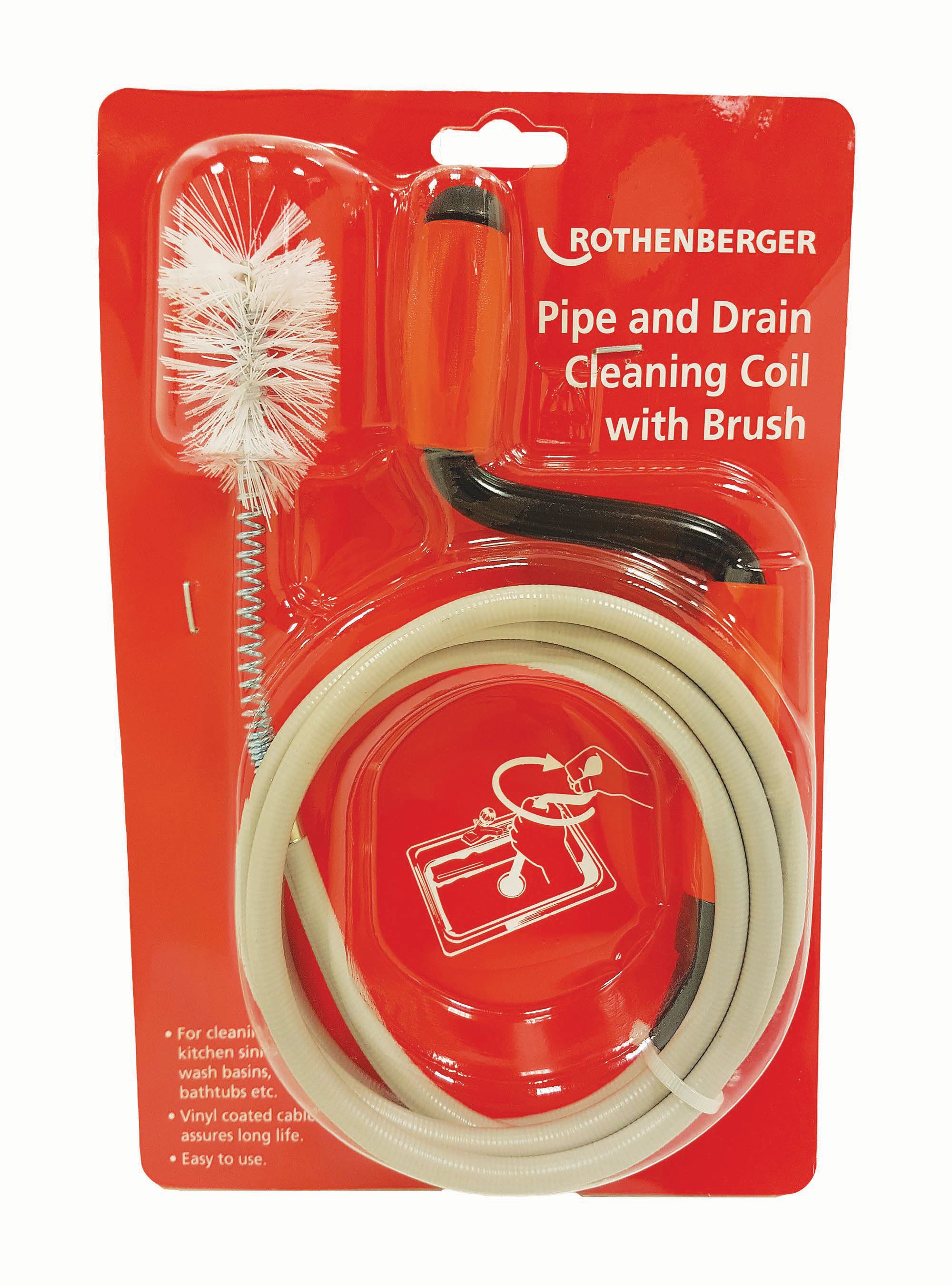 Rothenberger Pipe & Drain Cleaning Coil 1.32m - Screwfix