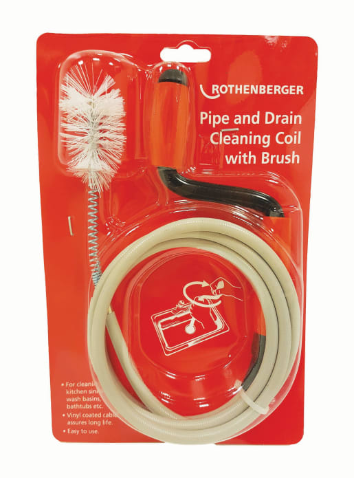 Rothenberger Pipe & Drain Cleaning Coil & Brush