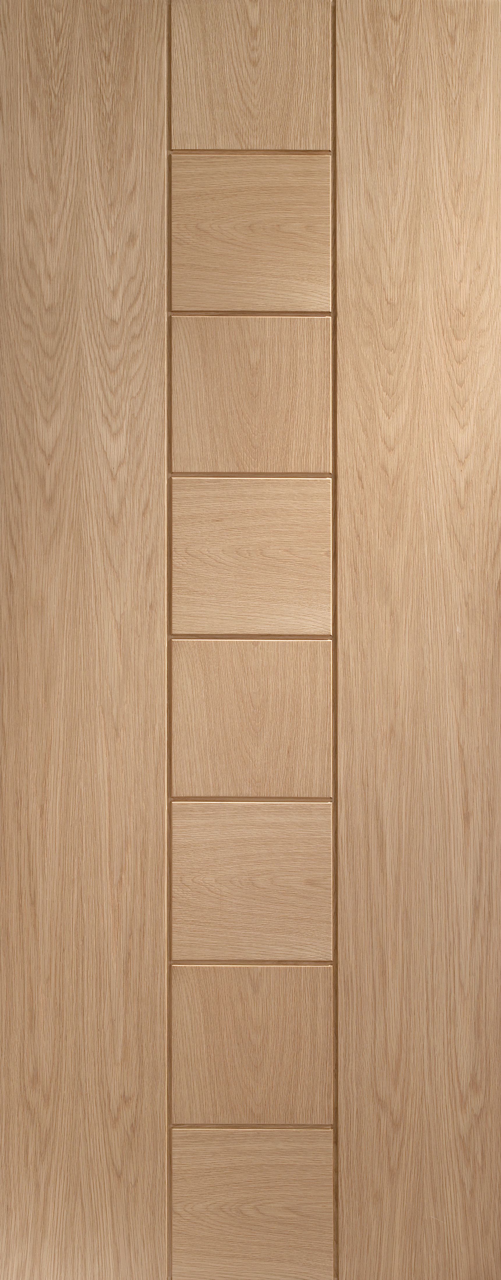 Image of XL Joinery Messina Oak 8 Panel Pre Finished Internal Door - 1981 x 686mm