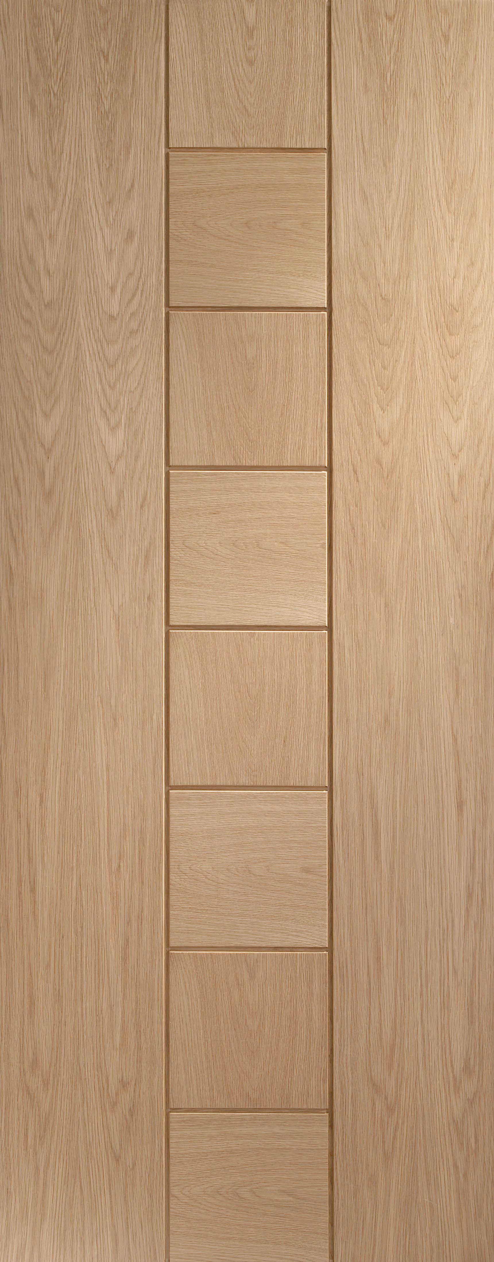Image of XL Joinery Messina Oak 8 Panel Pre Finished Internal Door - 1981 x 762mm