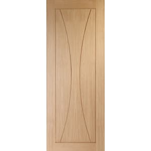 XL Joinery Verona Oak Patterned Pre Finished Internal Door
