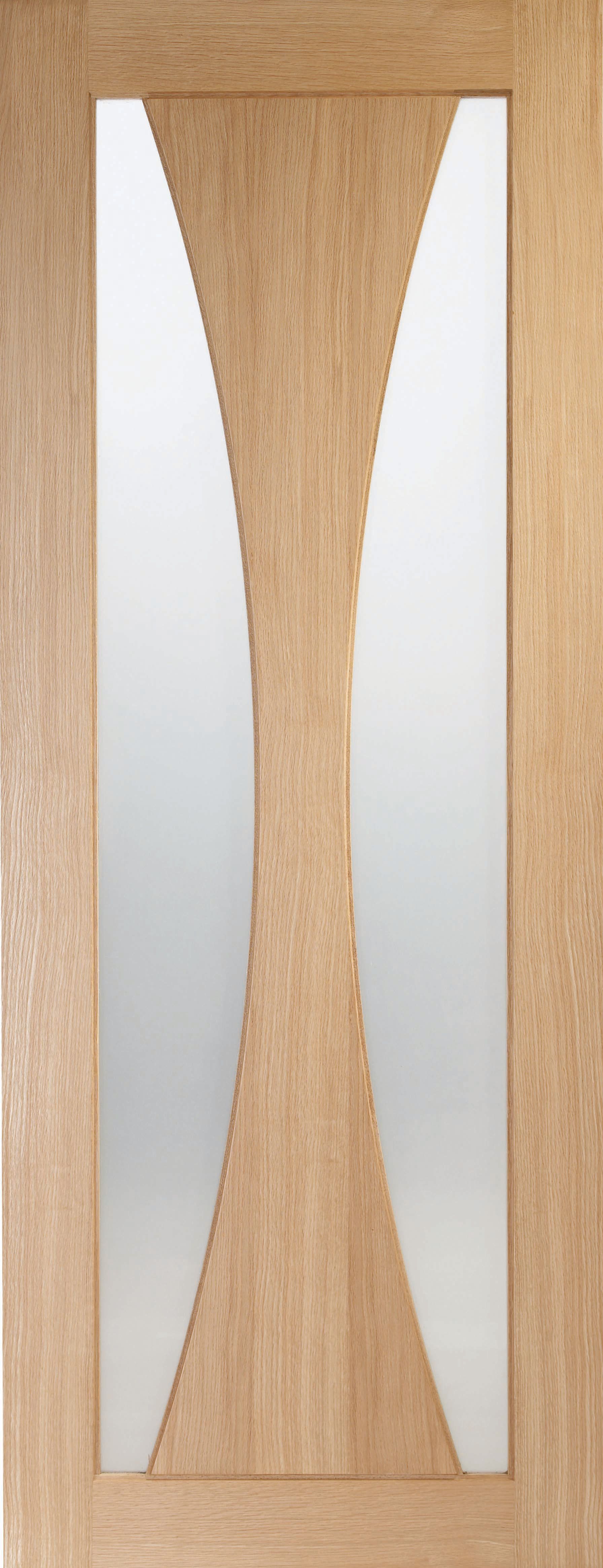 XL Joinery Verona Fully Glazed Oak Patterned FD30 Internal Fire Door - 1981 x 762mm