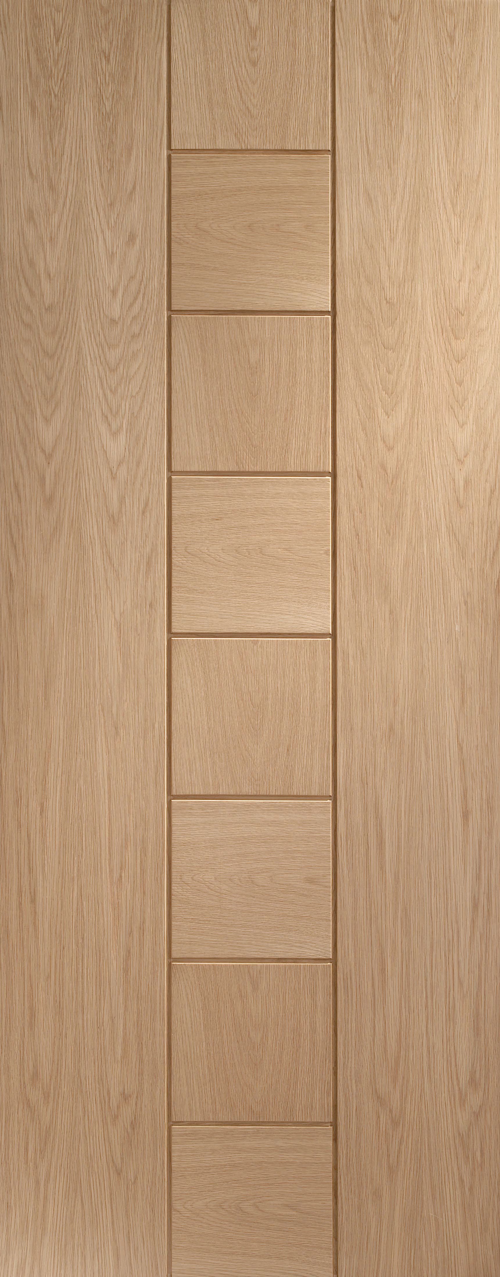 XL Joinery Messina Oak 8 Panel Un-finished Internal Door - 1981 x 838mm