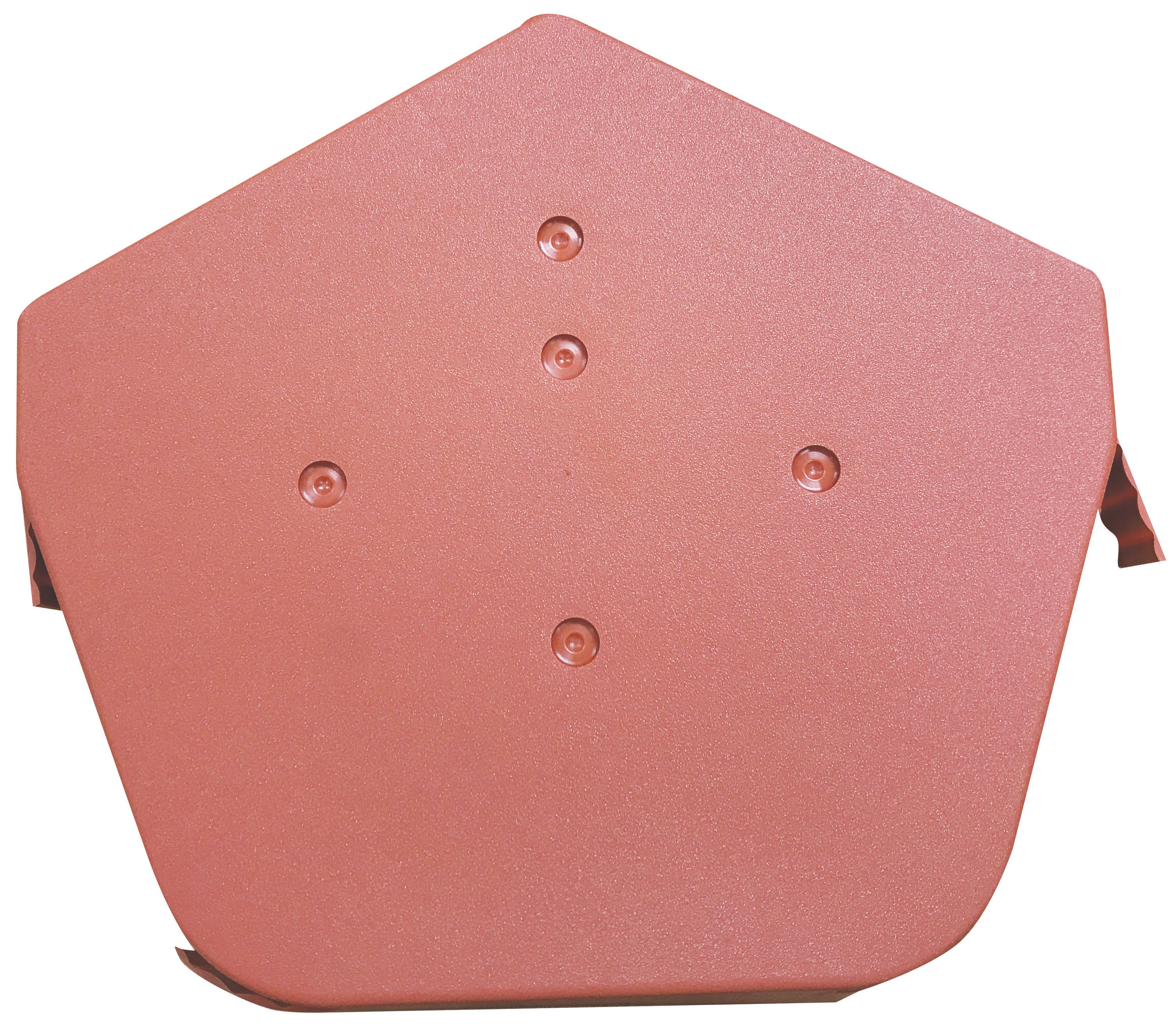 Image of Easy-Trim Verge U Angled Ridge Cap Terracotta