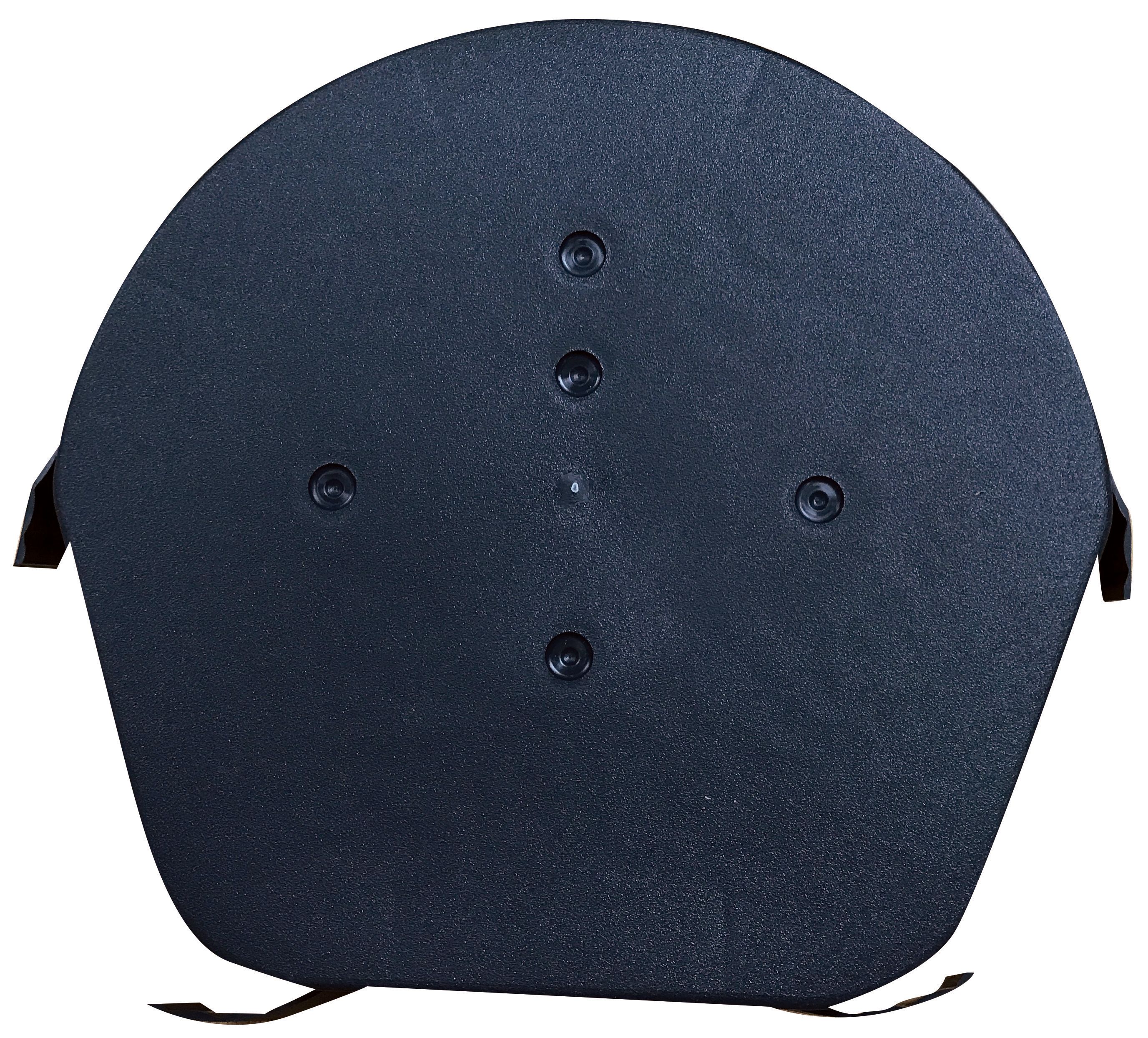 Image of Easy-Trim Verge U Half Round Ridge Cap Black