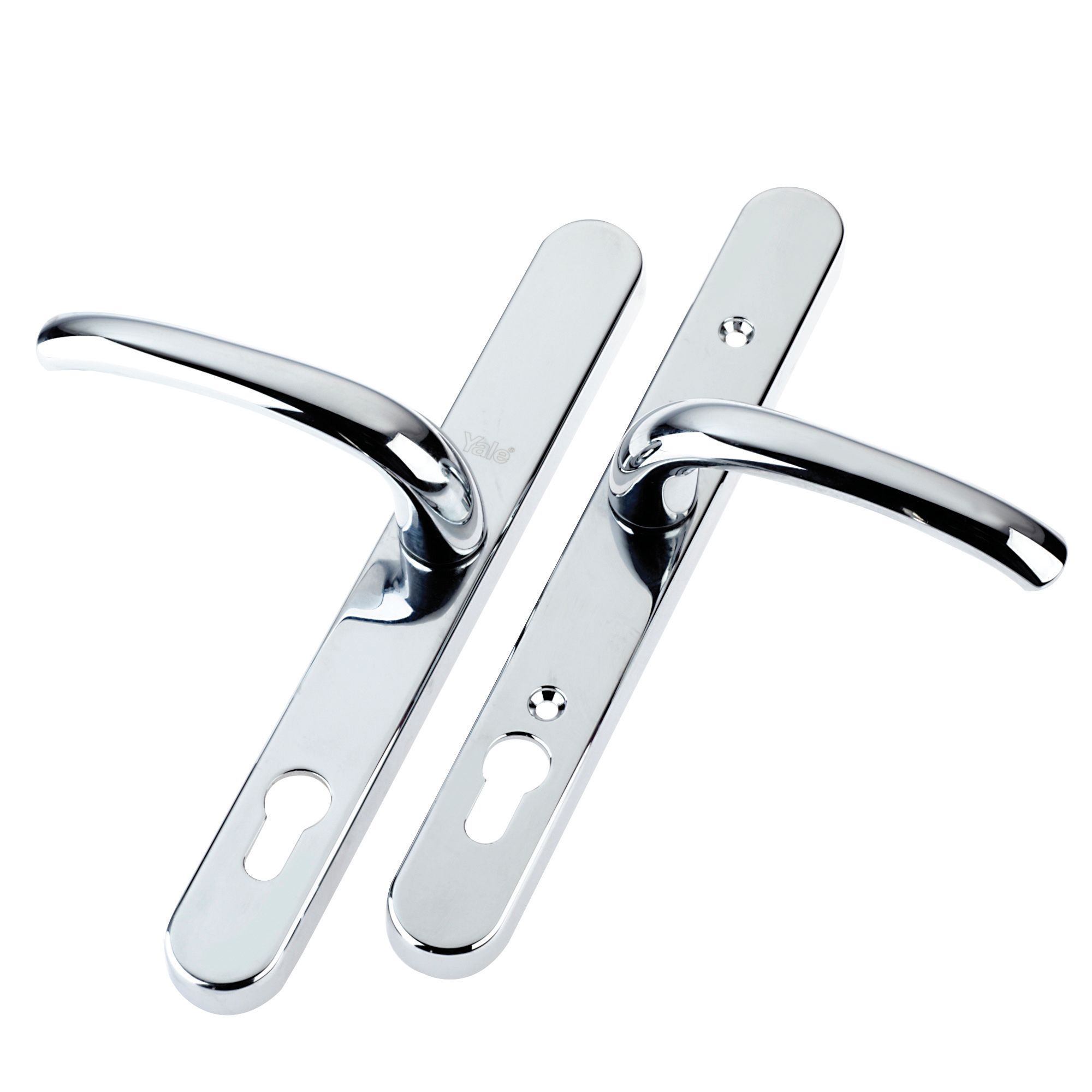 Yale Polished Chrome Universal Replacement Door Handle - 1 Pair