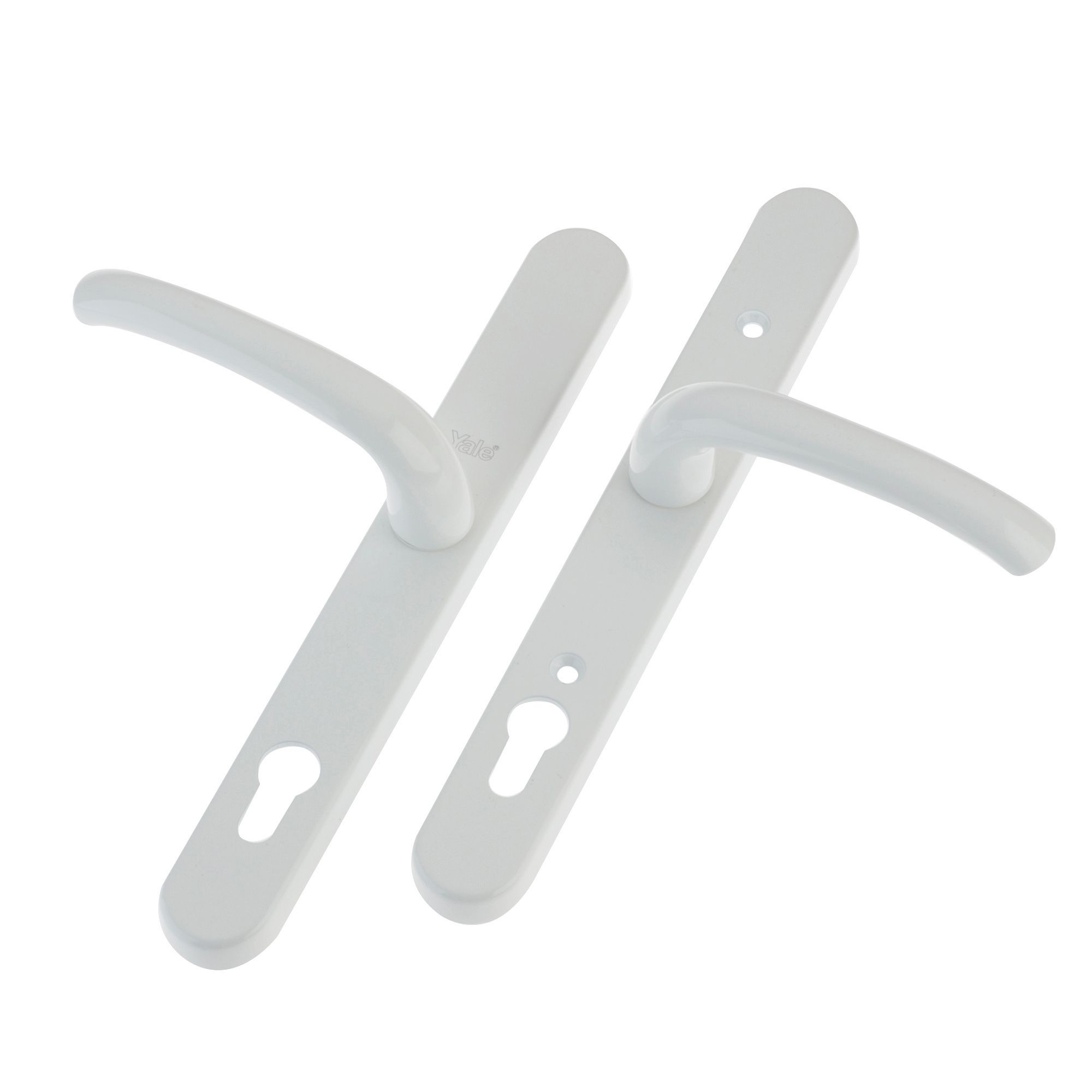 Yale White Universal Replacement Door Handle - 1 Pair