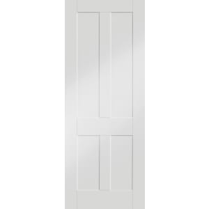 XL Joinery Victorian/Malton White Oak 4 Panel Internal Fire Door