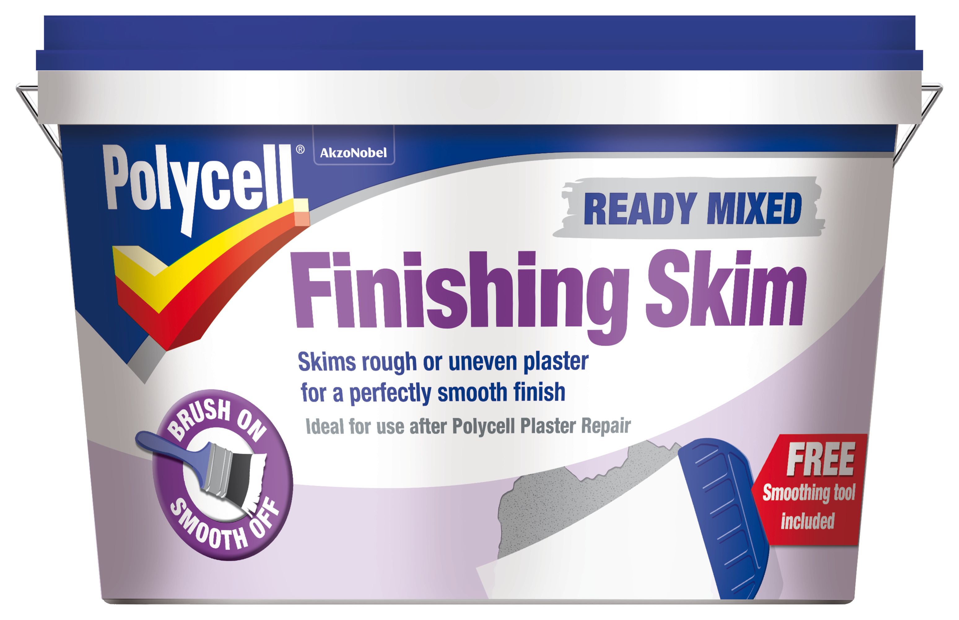 Polycell Ready Mixed Finishing Skim - 2.5L