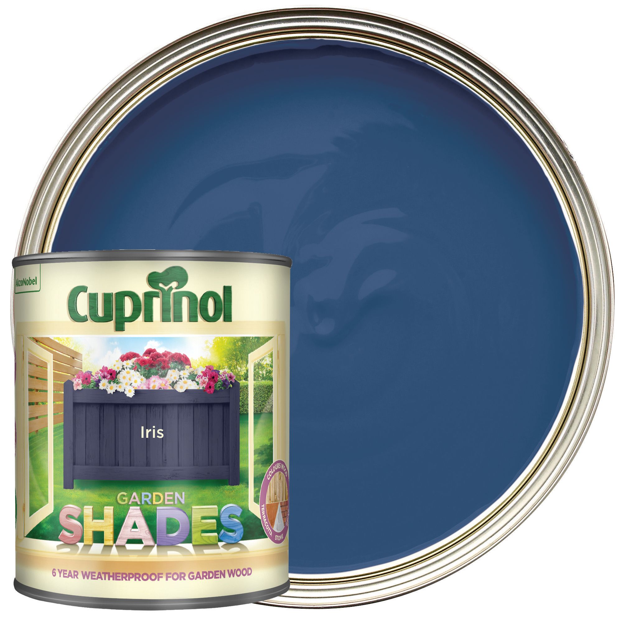 Cuprinol Garden Shades Matt Wood Treatment - Iris - 1L