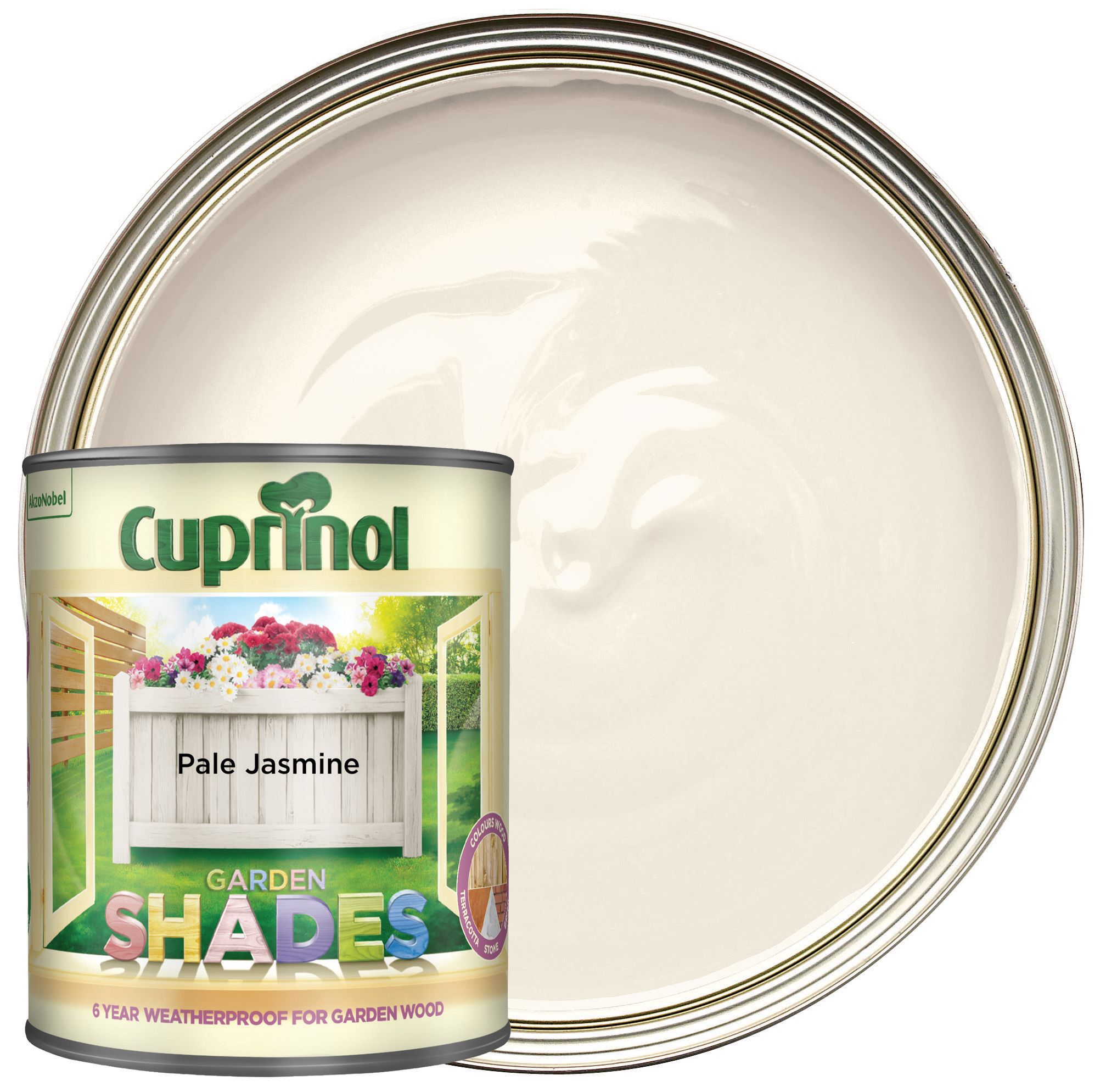 Cuprinol Garden Shades Matt Wood Treatment - Pale Jasmine 1L