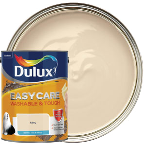 Dulux Easycare Washable & Tough Matt Emulsion Paint - Ivory - 5L