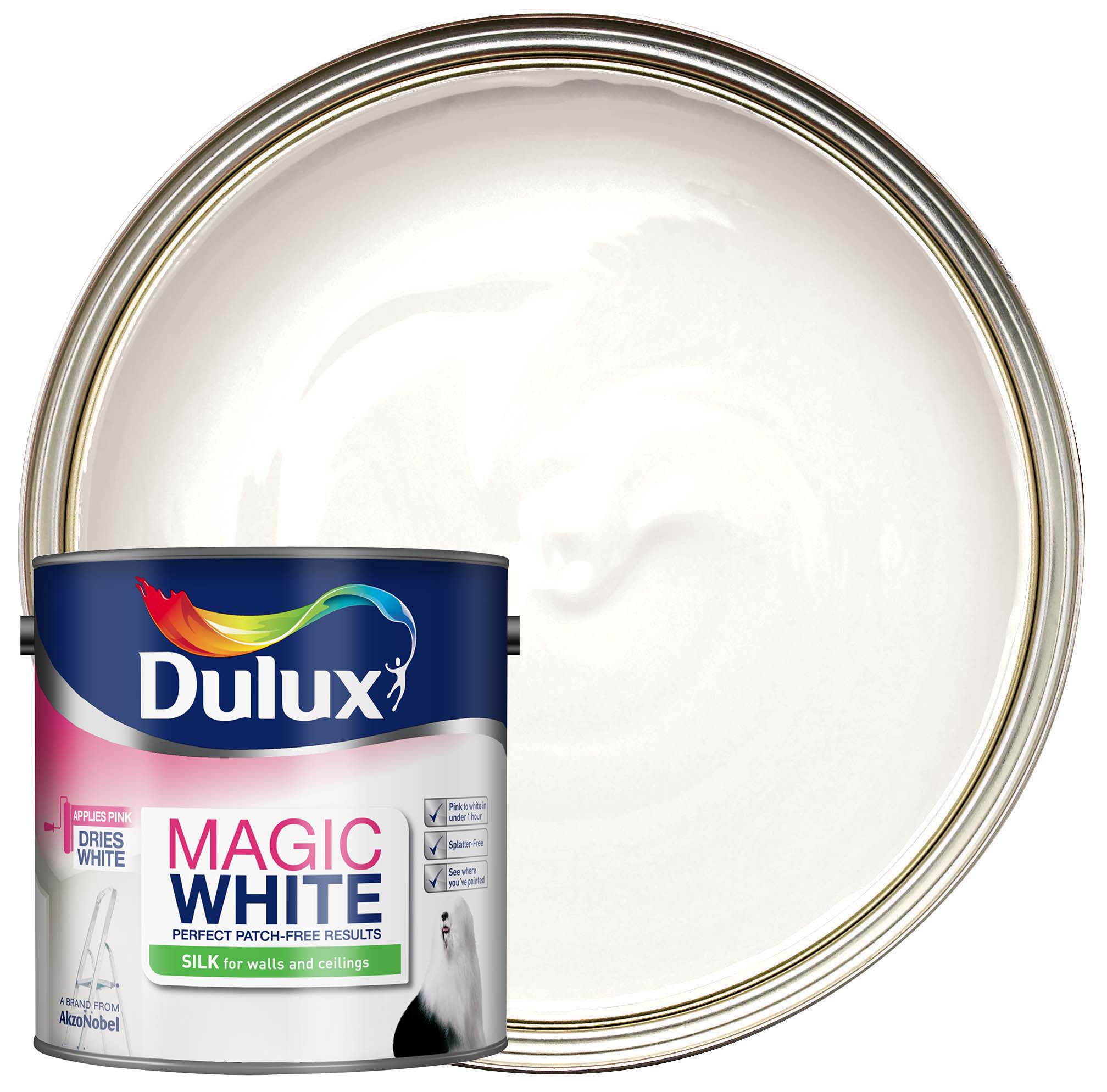 Dulux Magic White Silk Pure Brilliant White -