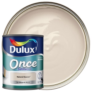Dulux Once Satinwood Natural Hessian 750ml