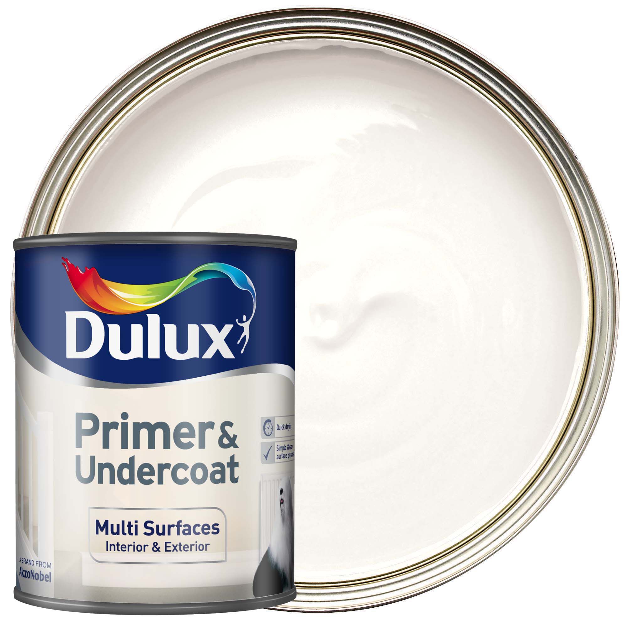Image of Dulux Quick Dry Multi Surface Primer Undercoat - 750ml