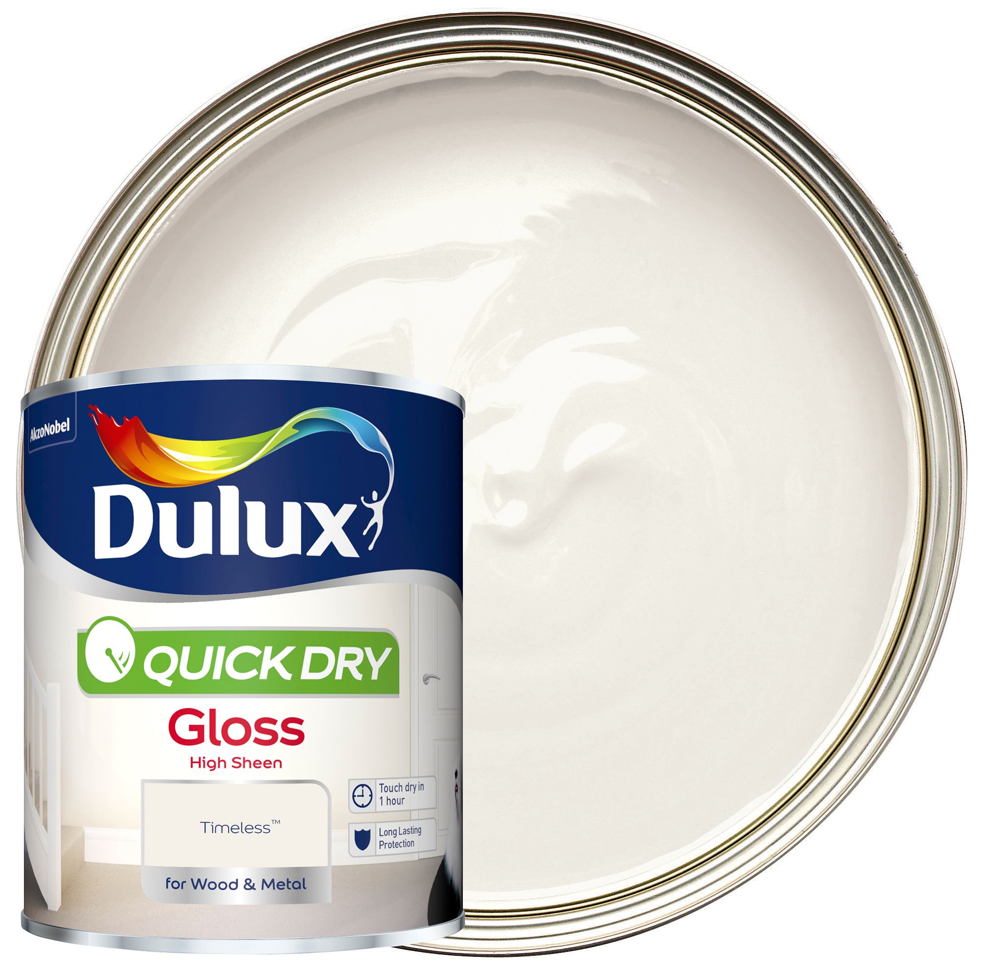 Dulux Quick Dry Gloss - Timeless - 750ml