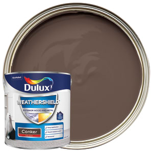 Dulux Weathershield Gloss Paint - Conker - 2.5L