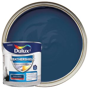 Dulux Weathershield Gloss Paint - Oxford Blue - 2.5L