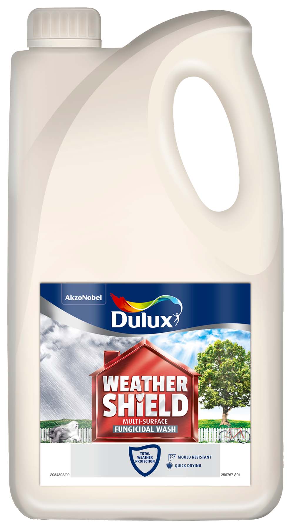 Dulux Weathershield Multi-Surface Fungicidal Wash - 2.5L