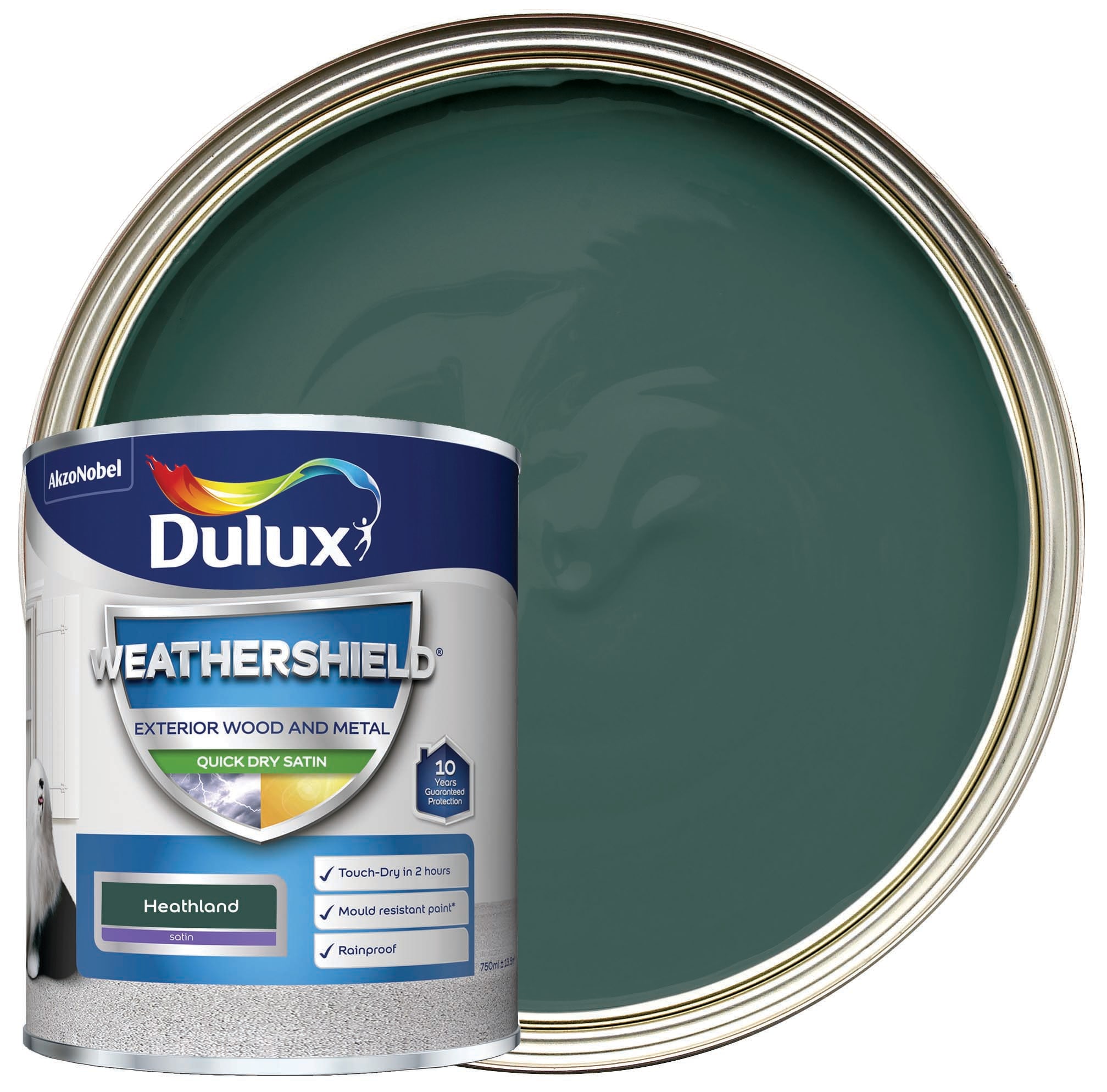 Dulux Weathershield Quick Dry Satin Paint - Heathland