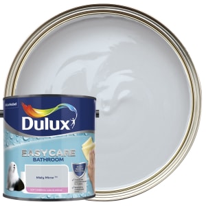 Dulux Easycare Bathroom Soft Sheen Emulsion Paint - Misty Mirror - 2.5L