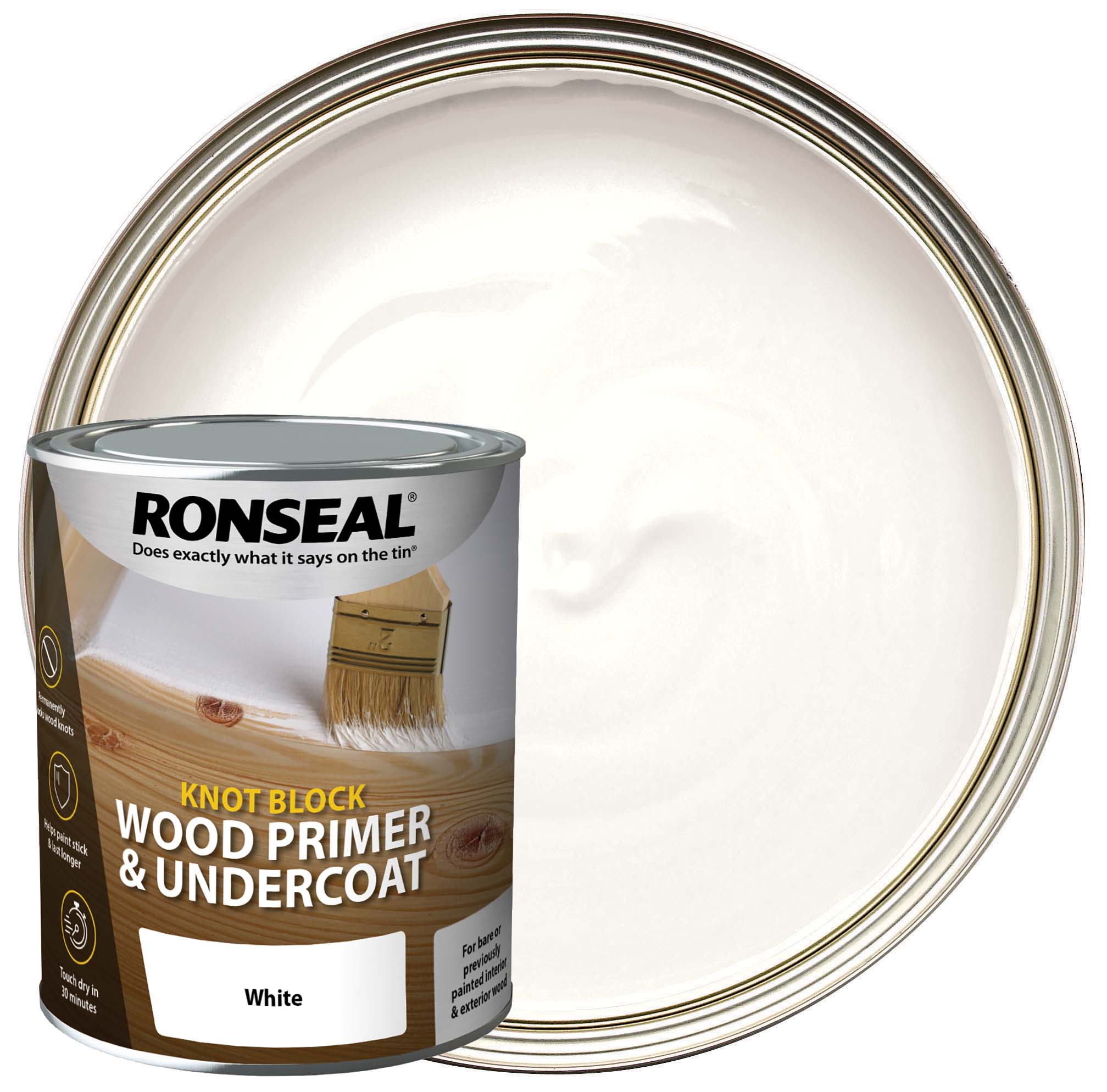 Image of Ronseal Knot Block Primer and Undercoat 750ml