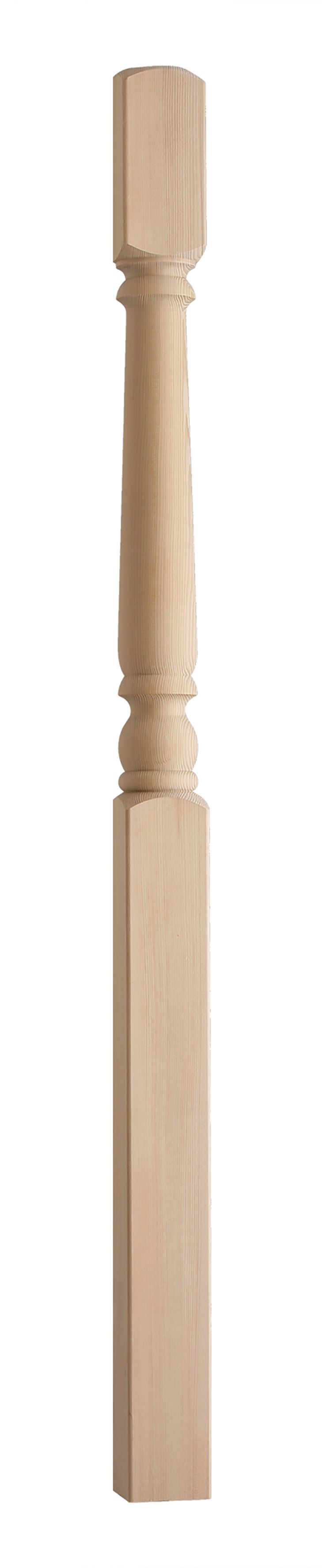 Image of Wickes Hemlock Turned Newel 1.5m 1500 x 90 x 41mm