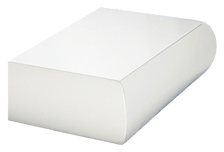 Image of Wickes Primed Newel Cap Half 90mm