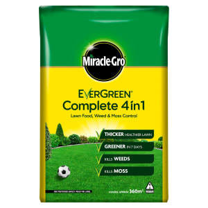Miracle-Gro Evergreen Complete 4 in 1 Lawn Feed - 360m